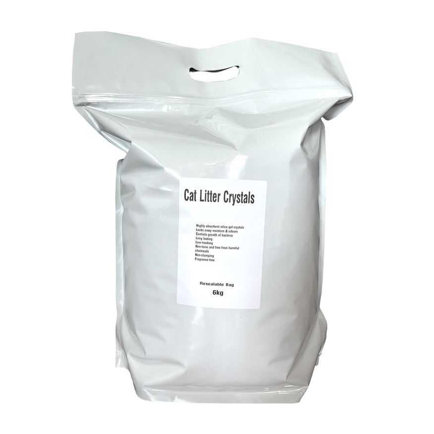 Cat Litter Crystals | 6kg Resealable Bag